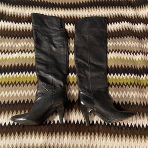 GUESS over the knee leather boots